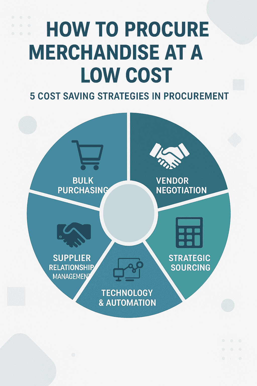 How to Procure Merchandise at a Low Cost: 5 Cost Saving Strategies in Procurement